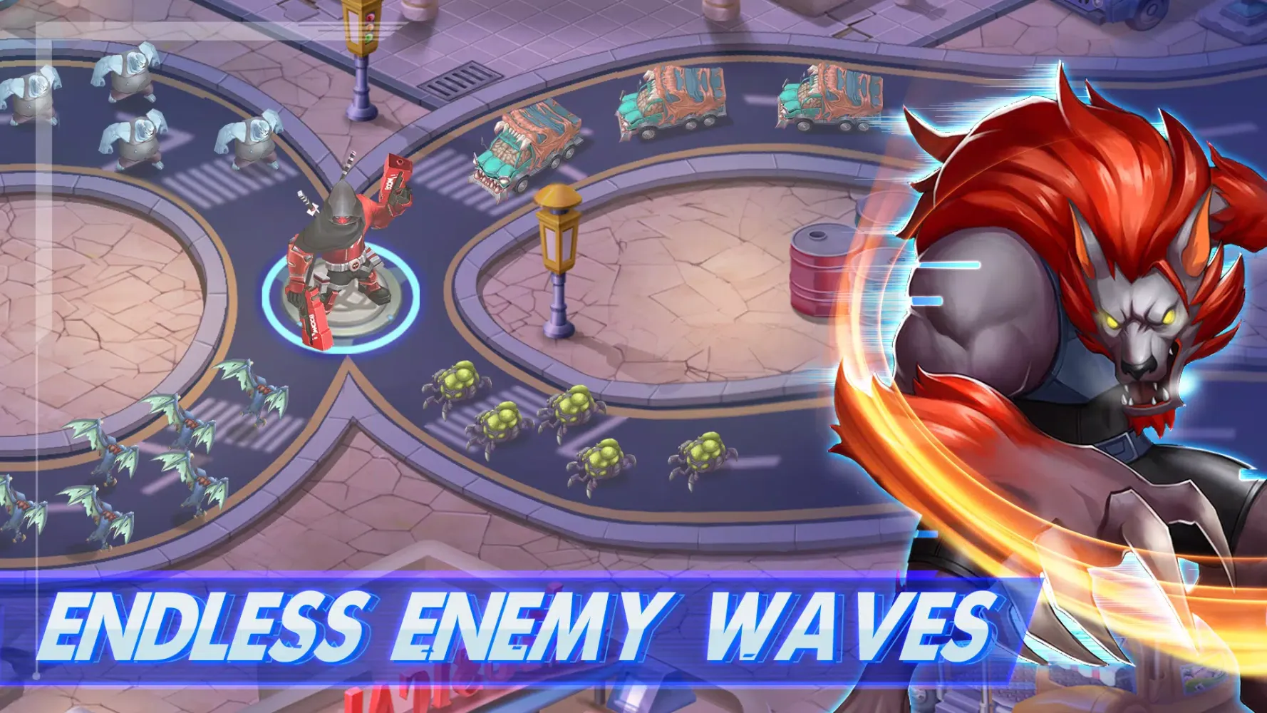 Screenshot di Ultimate War-Hero TD Game