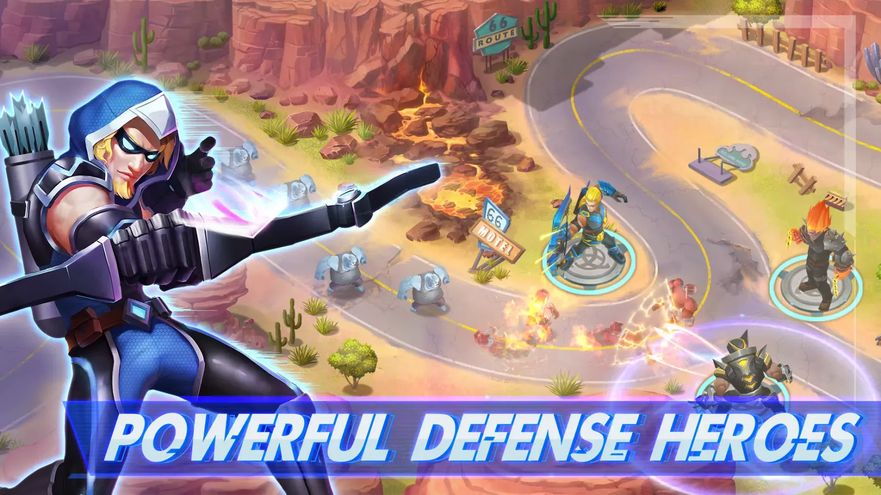 Screenshot di Ultimate War-Hero TD Game