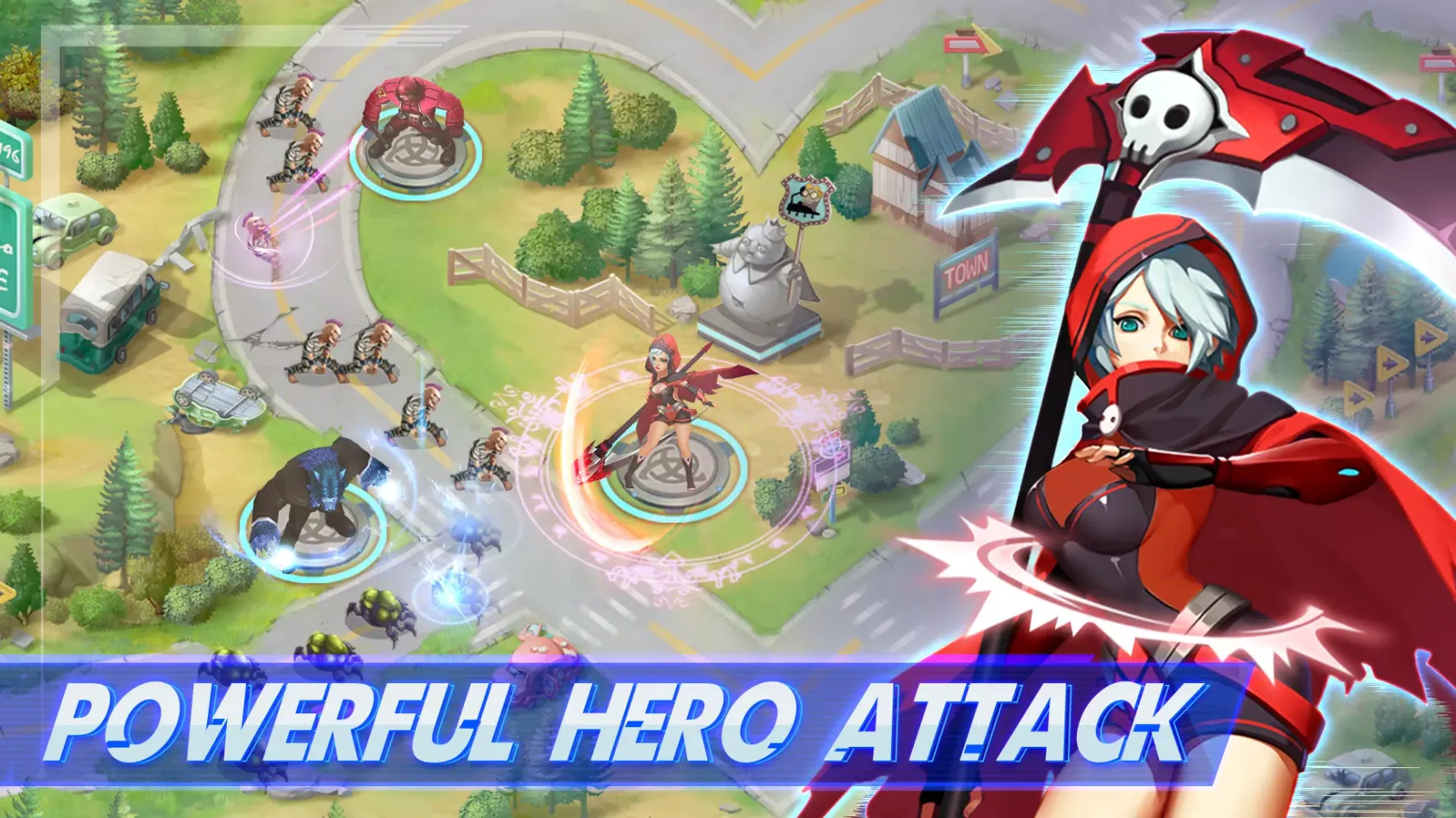 Screenshot di Ultimate War-Hero TD Game