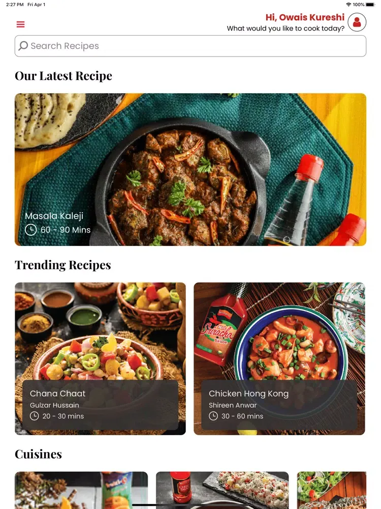 Скриншоты Shangrila Experts’ Recipes iPad 