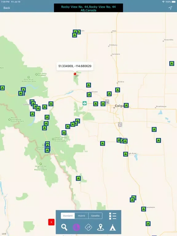 Alberta Campgrounds & RV's iPad 应用截图