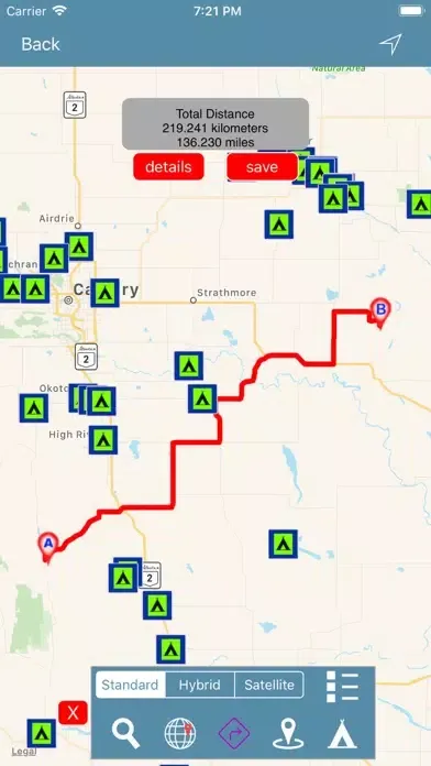Alberta Campgrounds & RV's应用截图