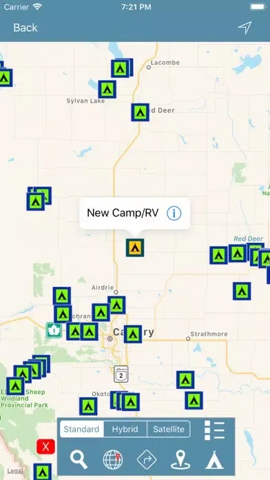 Alberta Campgrounds & RV's应用截图
