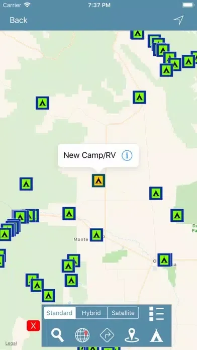 Screenshot di Colorado : Campgrounds & RV's