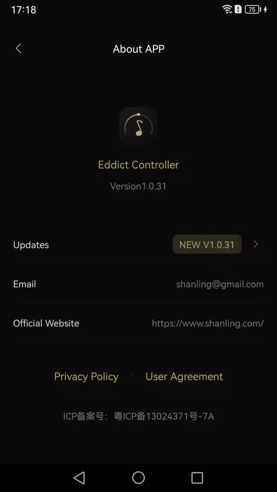 Eddict Controller Screenshots