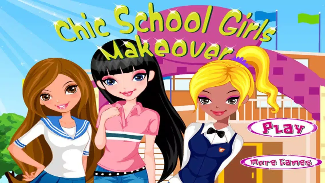 Captures d'écran de Chic School Girls Dressing & Makeover