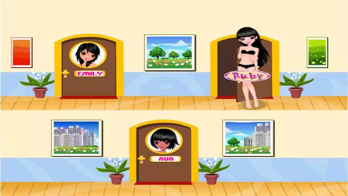 Captures d'écran de Chic School Girls Dressing & Makeover