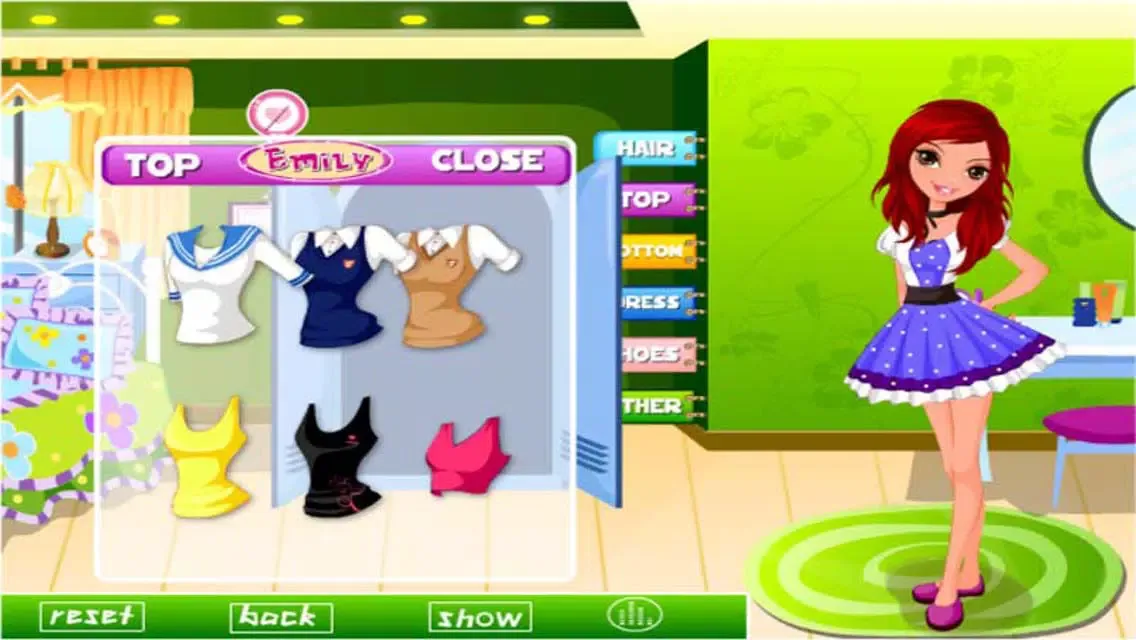 Captures d'écran de Chic School Girls Dressing & Makeover