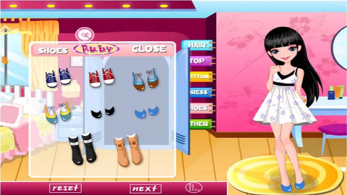 Captures d'écran de Chic School Girls Dressing & Makeover
