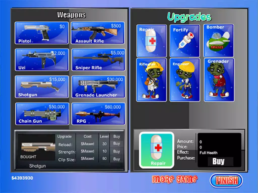 Tangkapan layar Zombie School Defense iPad 