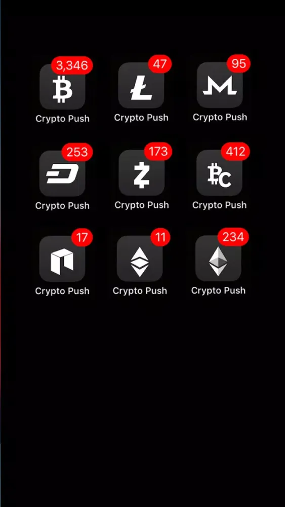 Crypto Push - Price Tracker Screenshots