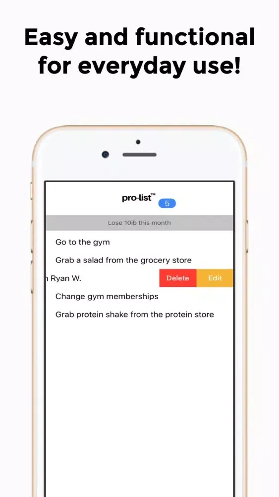 Скриншоты Prolist