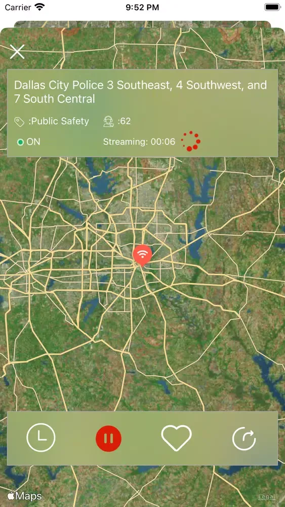 Capturas de tela do Police Scanner + & Fire Radio