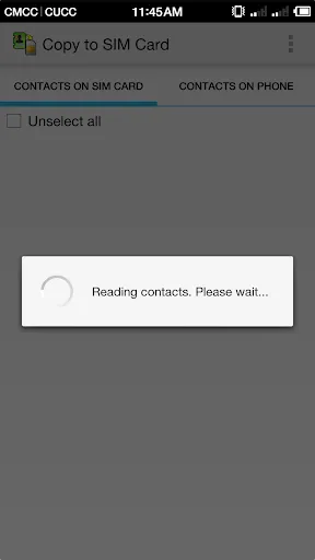 Copy to SIM Card Pro স্ক্রিনশট