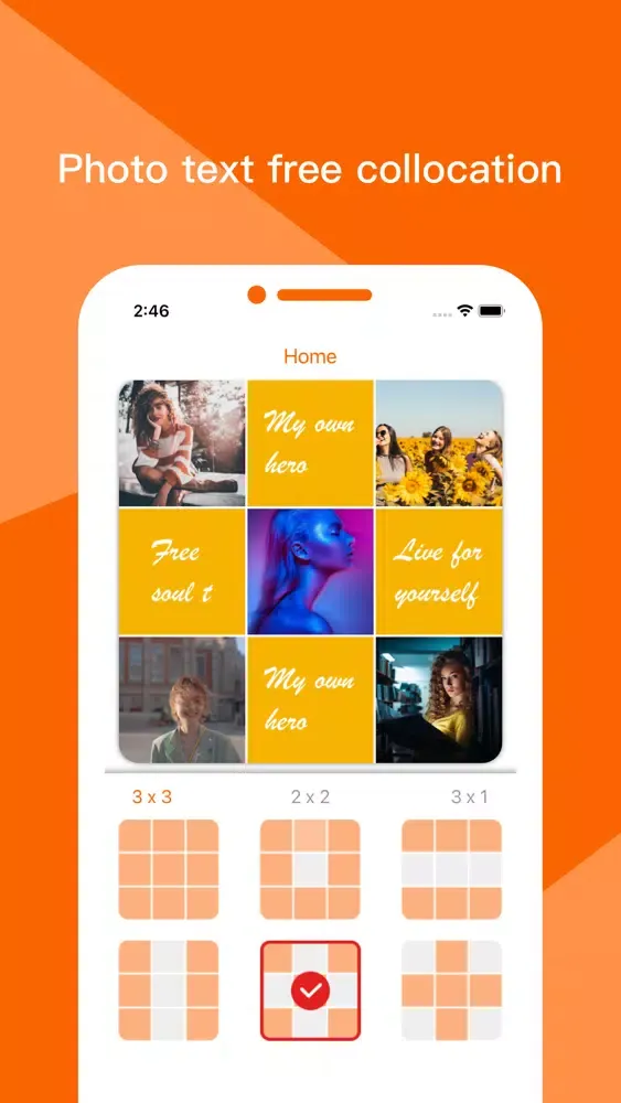 Grid Post # Collage Maker Screenshots