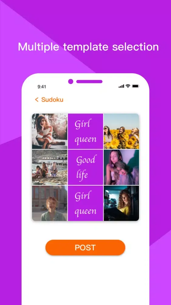 Grid Post # Collage Maker Screenshots
