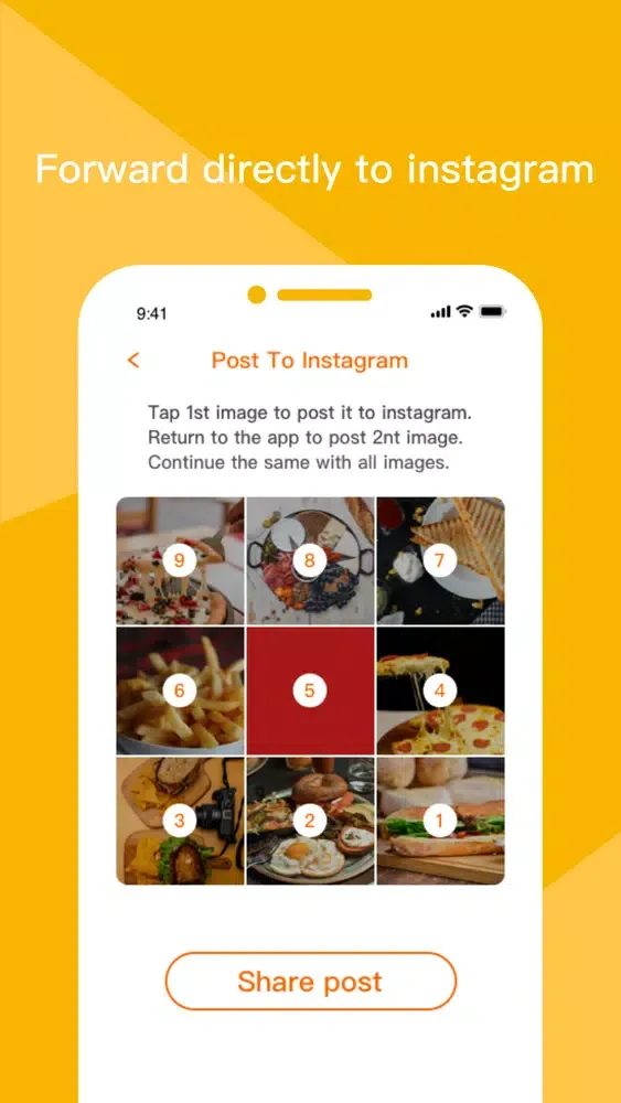 Grid Post # Collage Maker Screenshots