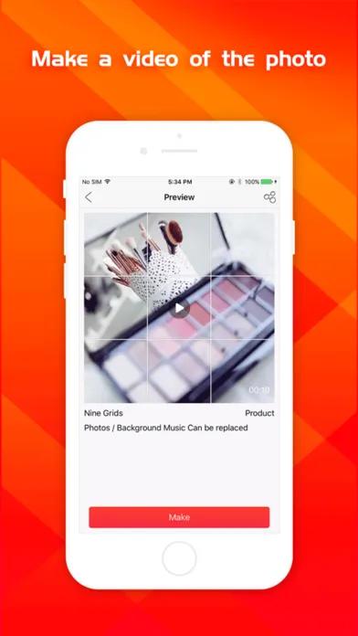 Capturas de pantalla de Pic Grid – Make Video Collage