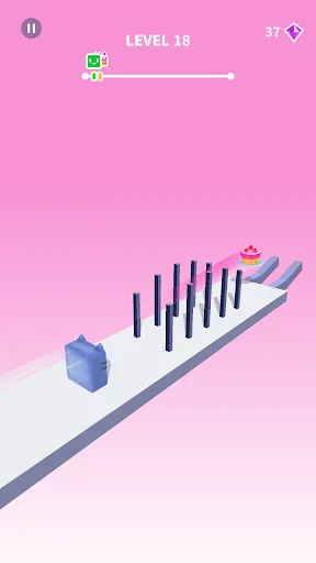 Tangkapan layar Jelly Shift - Obstacle Course