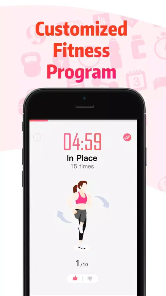 Captures d'écran de Shape Keeper - Female Fitness