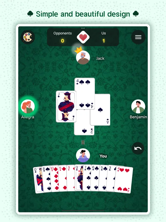 Tangkapan layar HokmGame iPad 