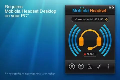 Headset Screenshots