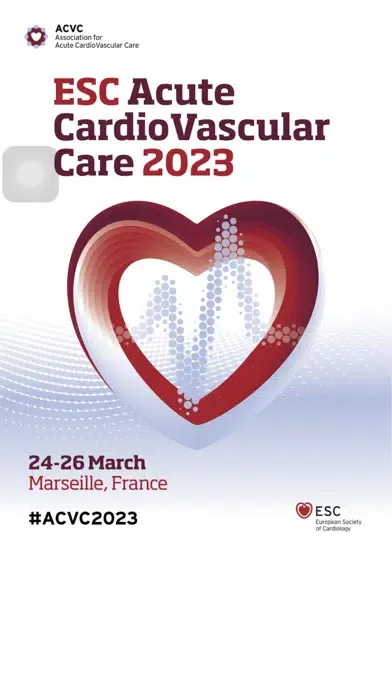 Tangkapan skrin ESC Acute CardioVascular Care