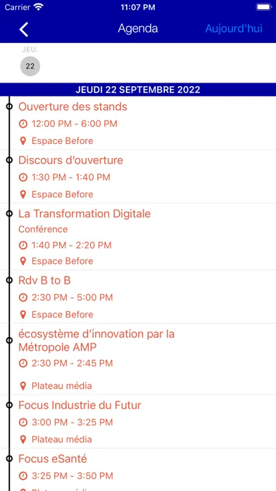 Capturas de tela do Le Before du GO22