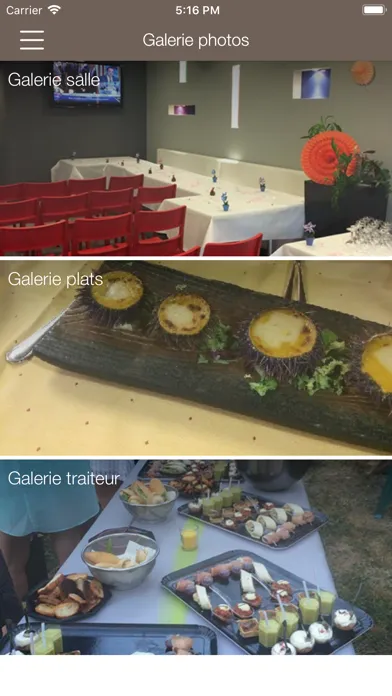 Tangkapan layar O'comptoir gourmand