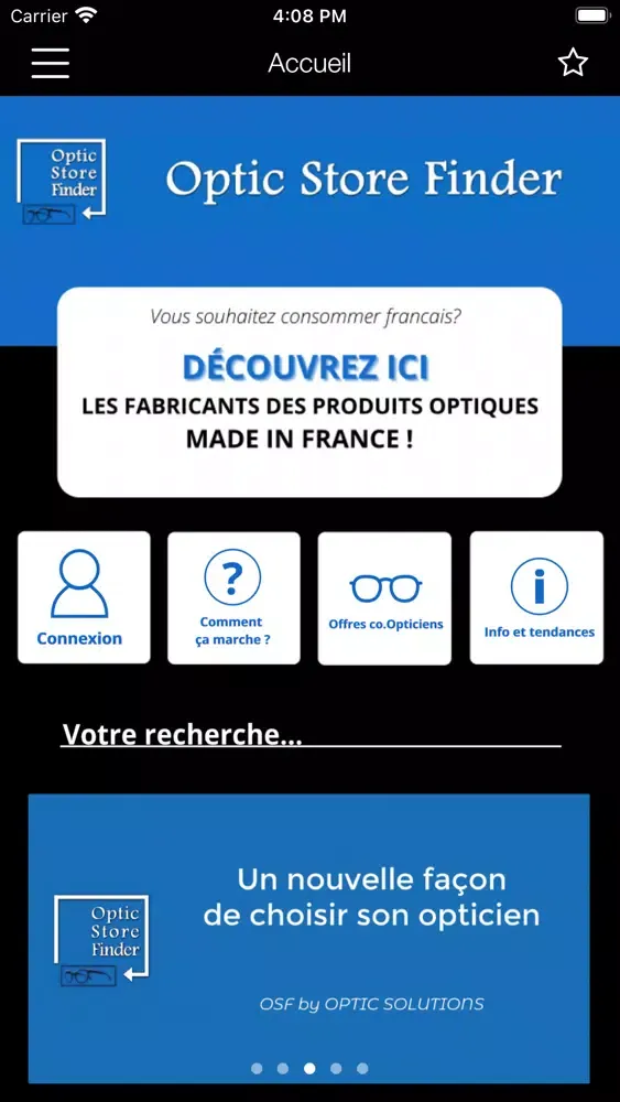 Screenshot di OSF: Optic Store Finder
