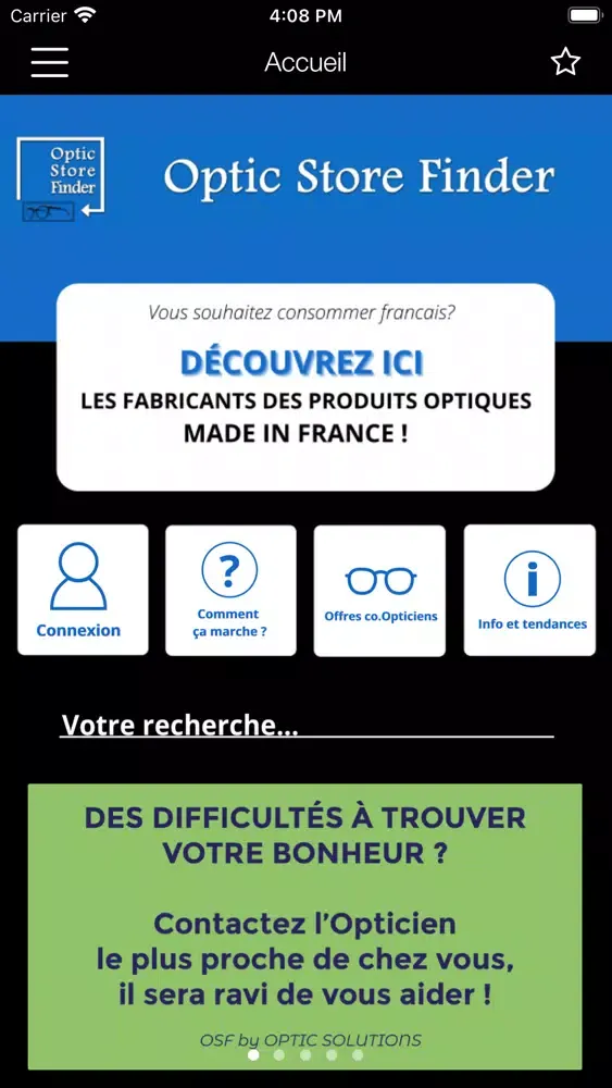 Screenshot di OSF: Optic Store Finder
