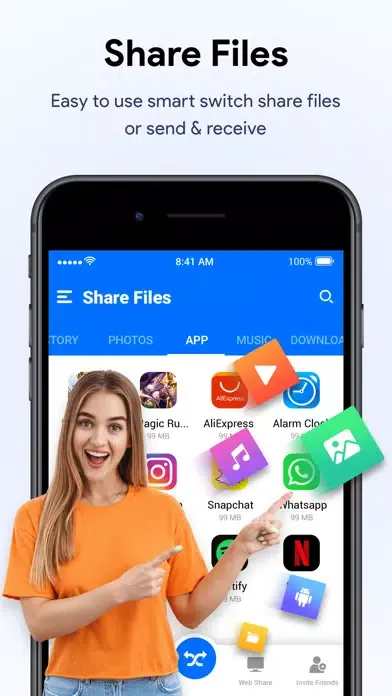 Smart Switch - Share Files स्क्रीनशॉट
