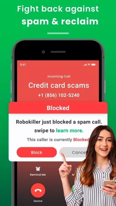 Tangkapan skrin Call Blocker - Spam Blocker