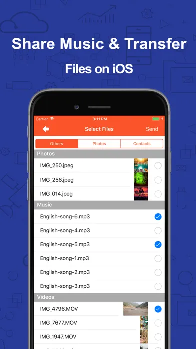 Captures d'écran de Share Up : WiFi File Sharing