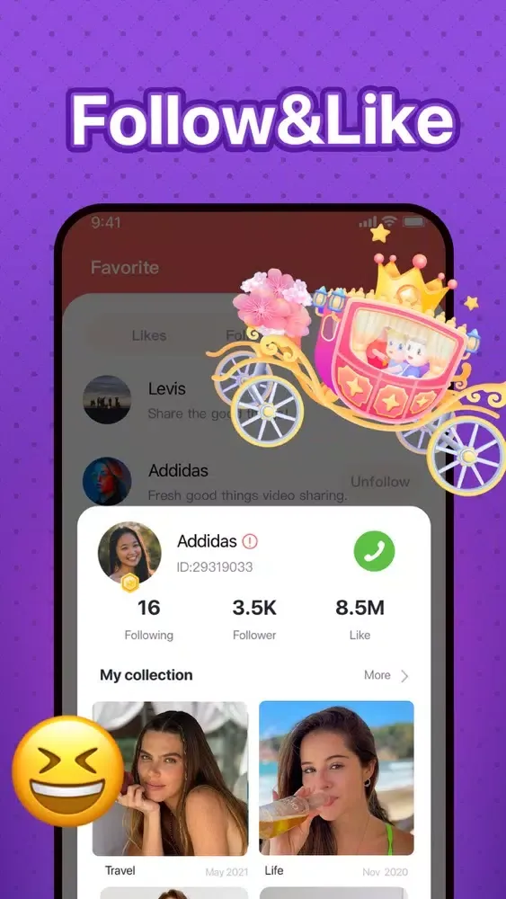 Ome Live: Video Chat Online应用截图