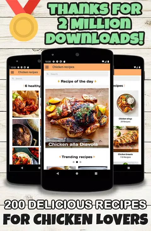 Скриншоты Chicken Recipes