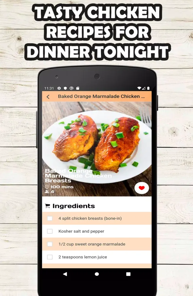 Скриншоты Chicken Recipes