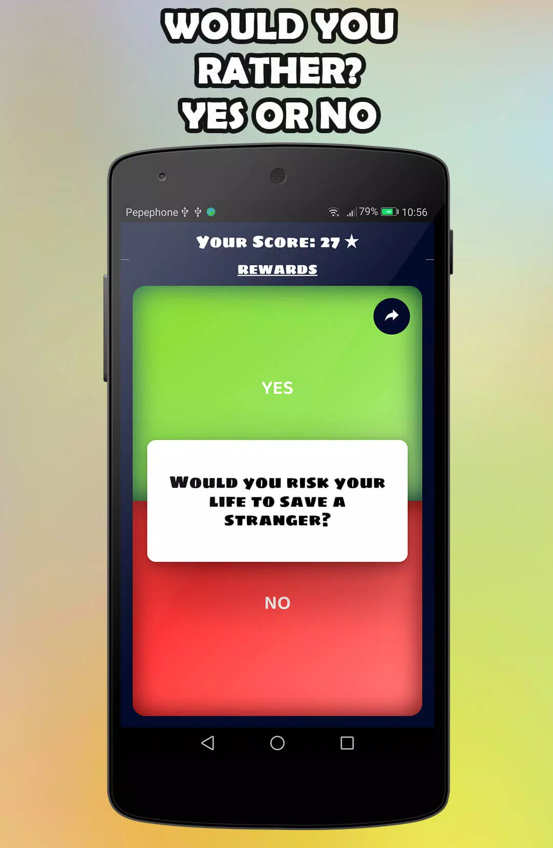 Yes or No Questions Screenshots
