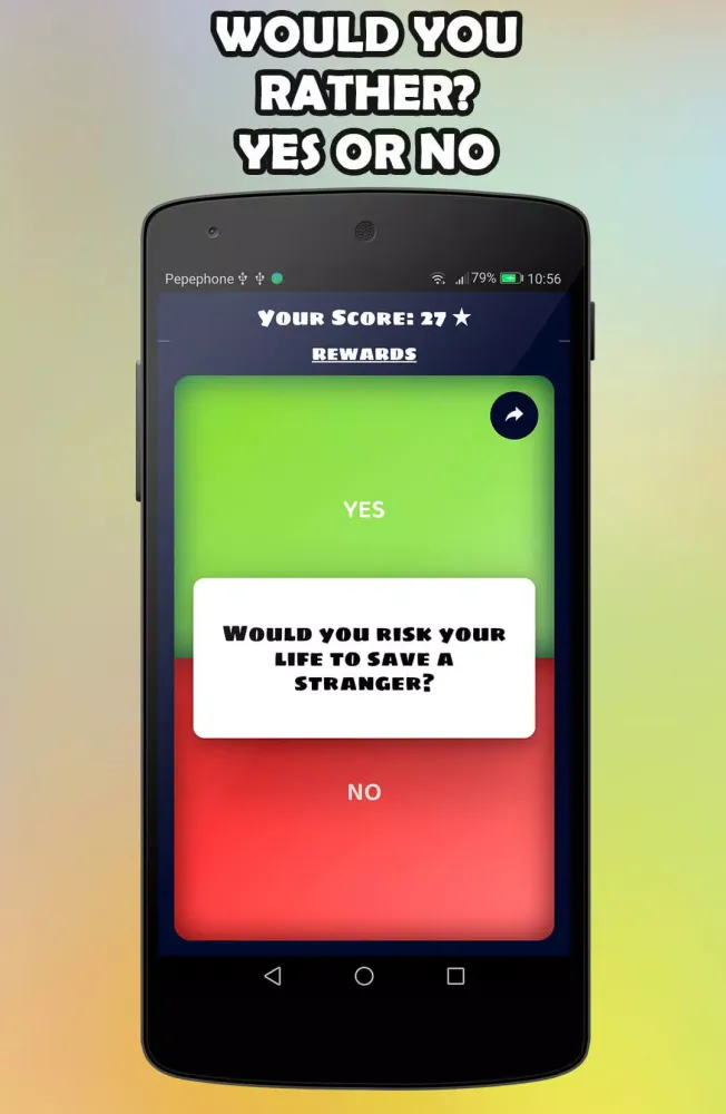 Yes or No Questions Screenshots