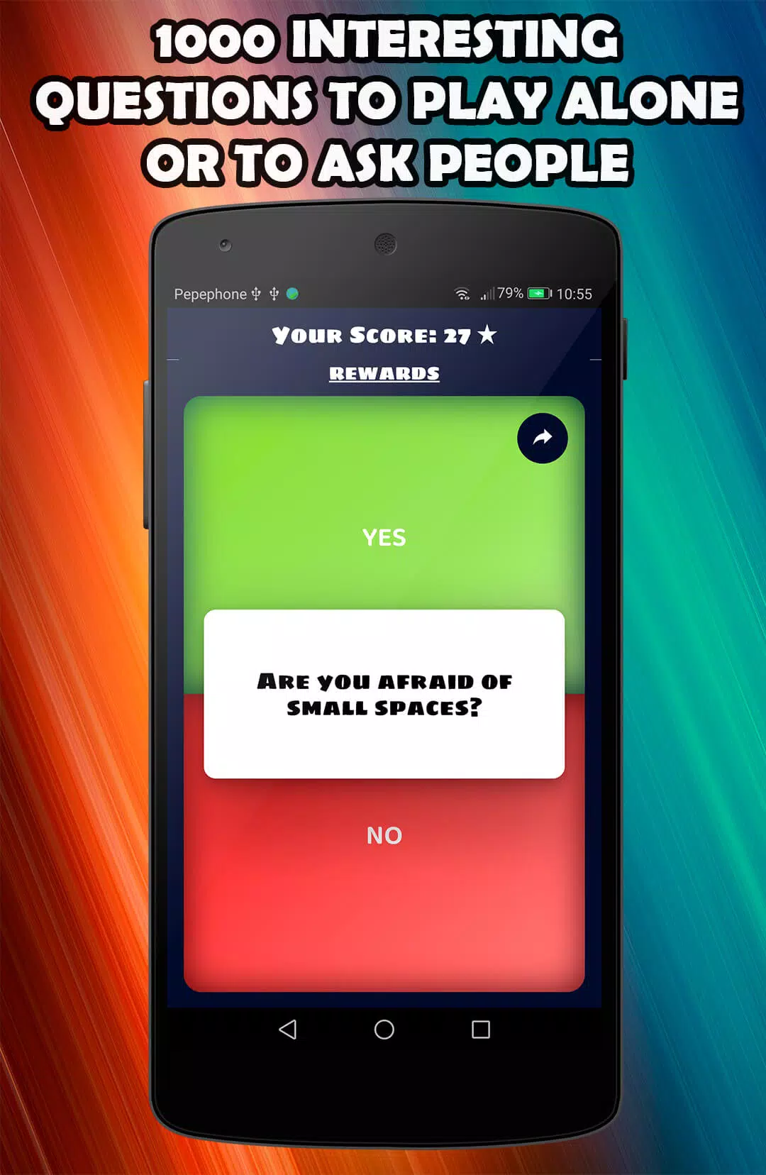 Yes or No Questions Screenshots
