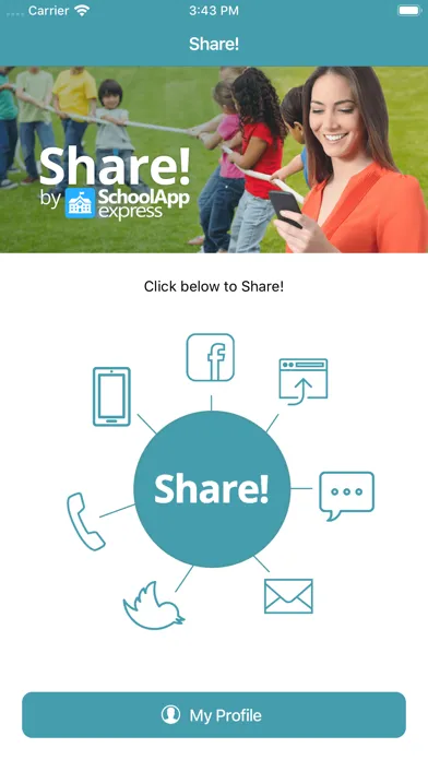 Screenshot di Share! by School App Express