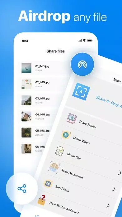 Air File Drop & Share Screenshots