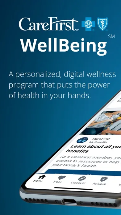 Tangkapan skrin CareFirst WellBeing