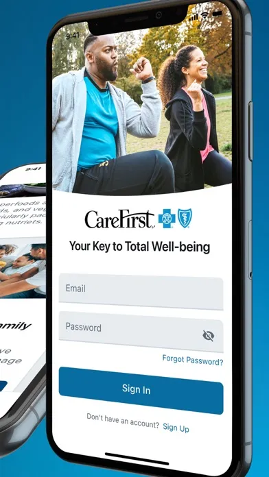 Tangkapan skrin CareFirst WellBeing