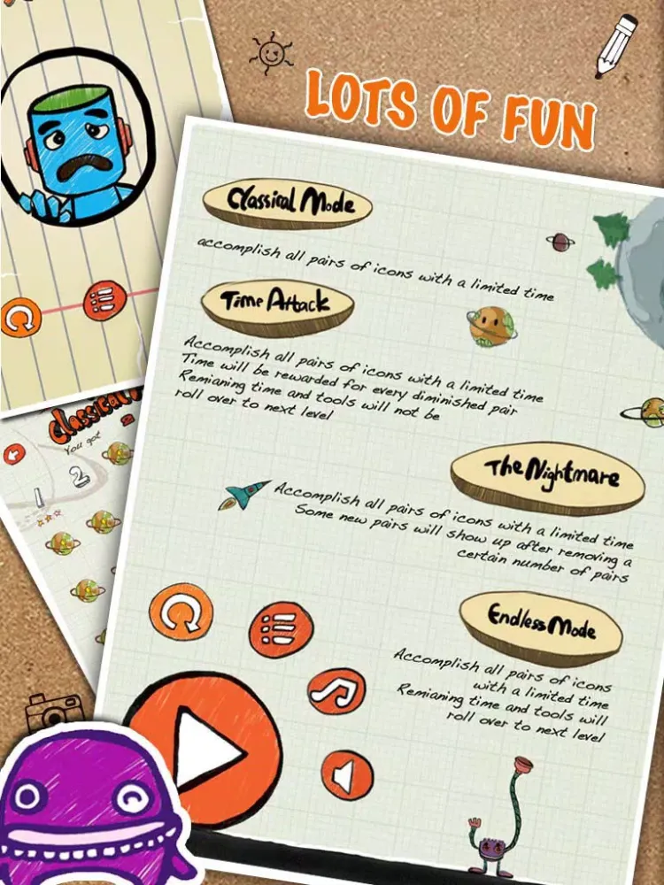 Capturas de tela do Doodle Link Go HD iPad 