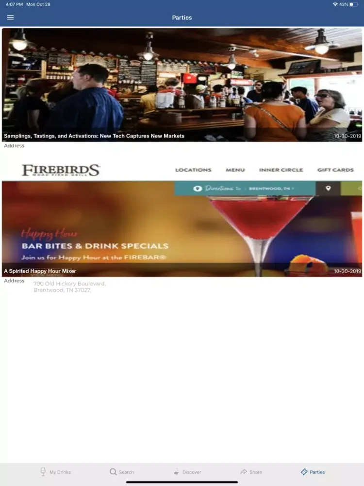 Shared Spirits - Drink Share iPad  স্ক্রিনশট