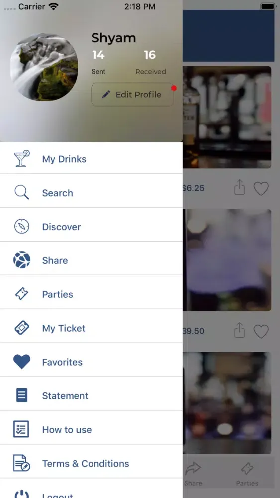 Shared Spirits - Drink Share স্ক্রিনশট