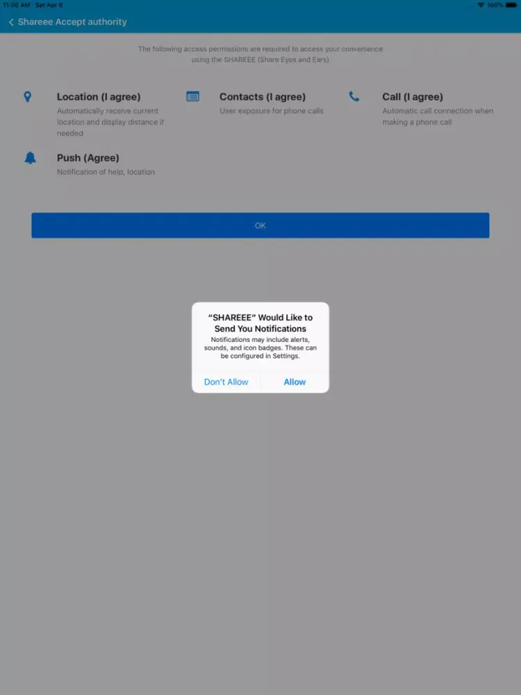 Zrzuty ekranu SHAREEE - Share Your Eyes and iPad 