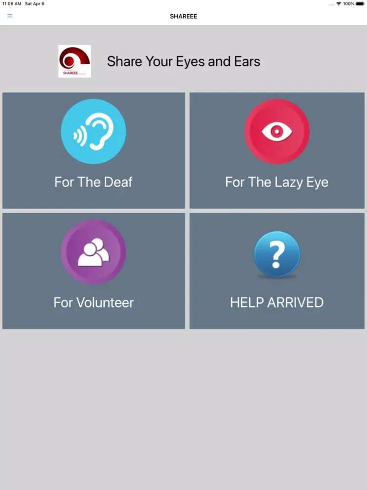 Zrzuty ekranu SHAREEE - Share Your Eyes and iPad 