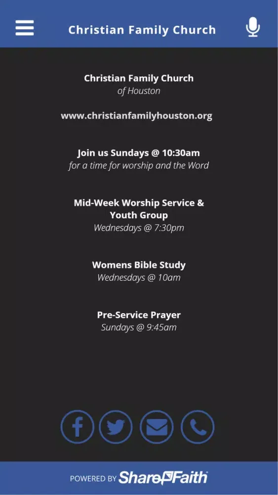 Christian Family Church Screenshots